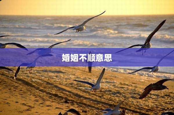婚姻不顺意思