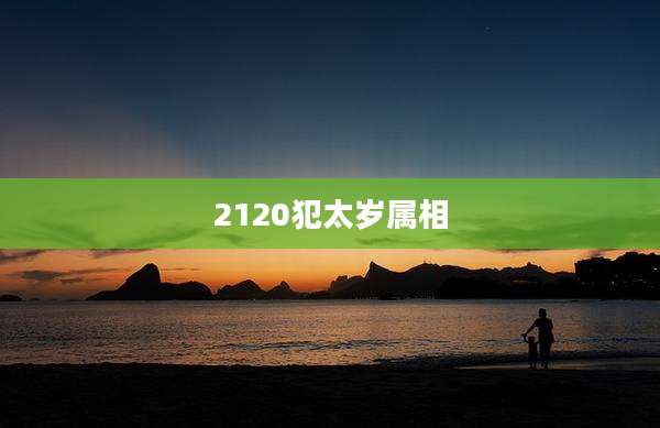 2120犯太岁属相