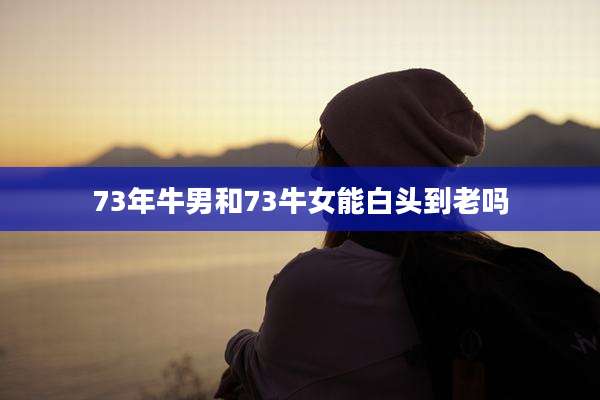 73年牛男和73牛女能白头到老吗