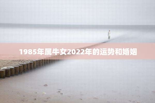 1985年属牛女2022年的运势和婚姻