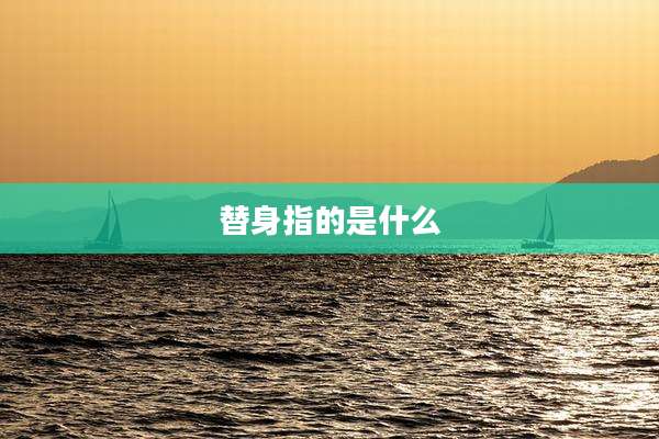 替身指的是什么