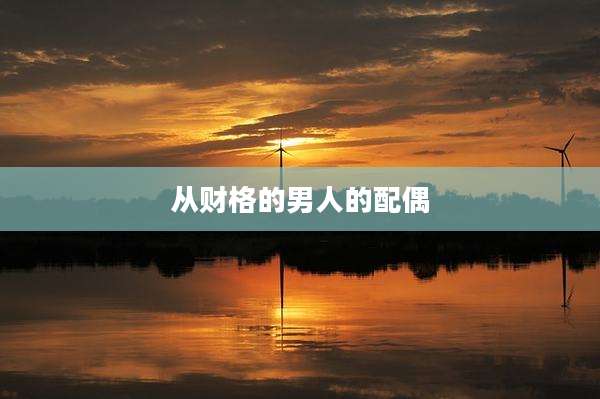 从财格的男人的配偶