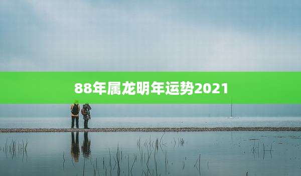 88年属龙明年运势2021