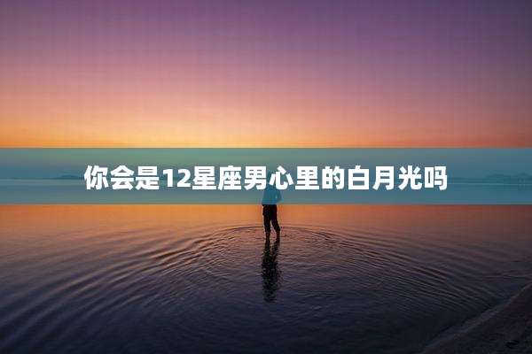 你会是12星座男心里的白月光吗
