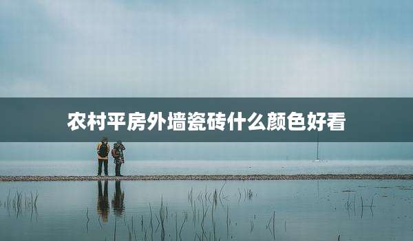 农村平房外墙瓷砖什么颜色好看