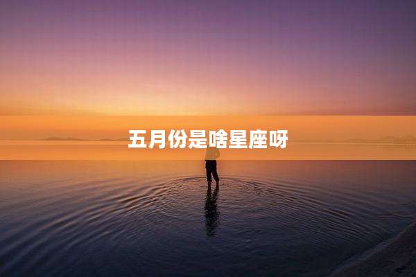 五月份是啥星座呀