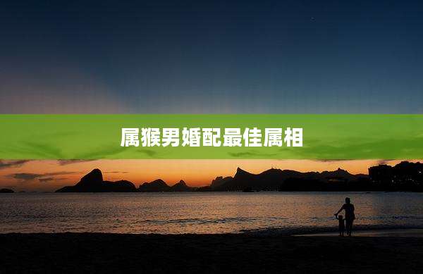 属猴男婚配最佳属相