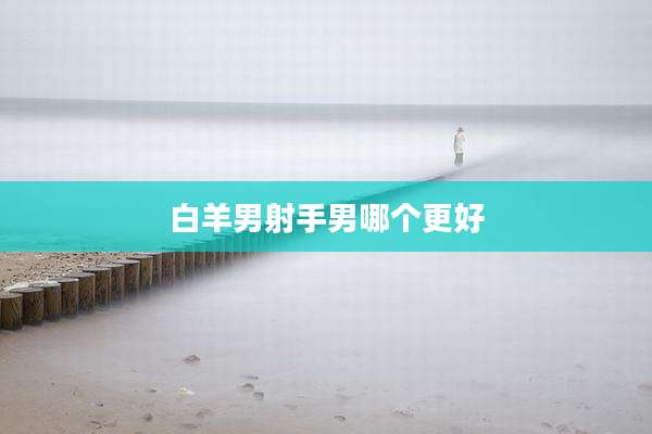 白羊男射手男哪个更好
