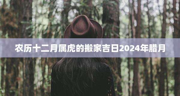 农历十二月属虎的搬家吉日2024年腊月