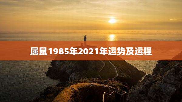 属鼠1985年2021年运势及运程