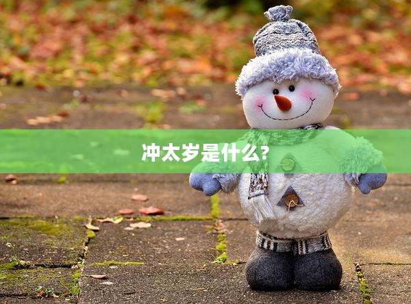 冲太岁是什么?