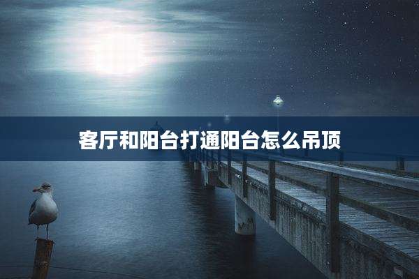 客厅和阳台打通阳台怎么吊顶