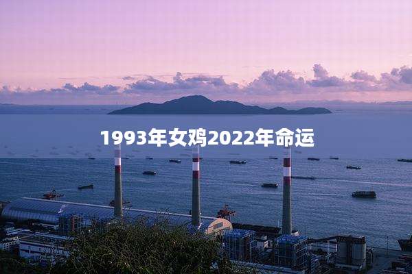 1993年女鸡2022年命运