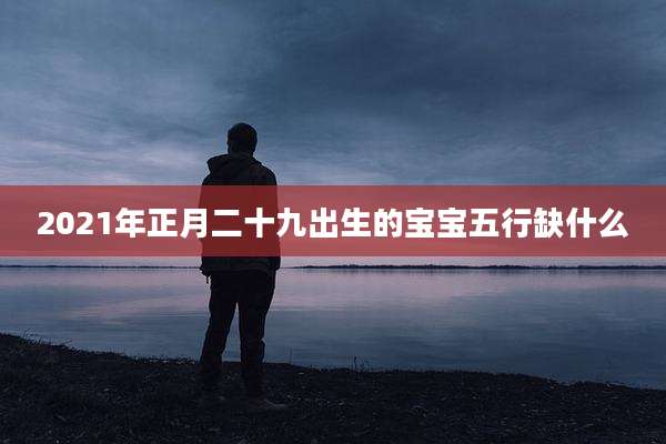 2021年正月二十九出生的宝宝五行缺什么