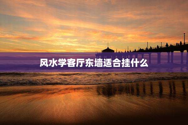 风水学客厅东墙适合挂什么
