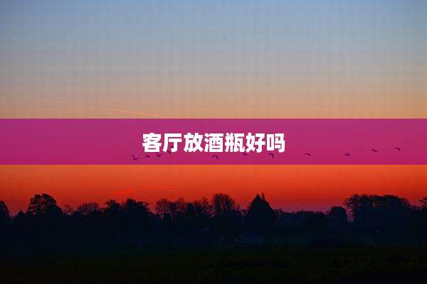 客厅放酒瓶好吗