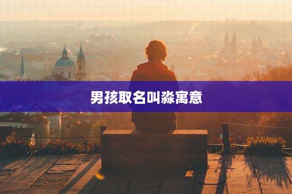 男孩取名叫淼寓意