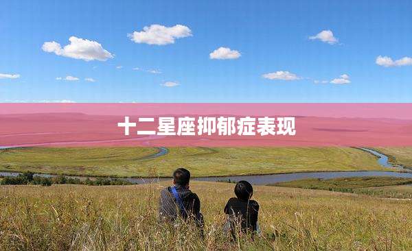 十二星座抑郁症表现
