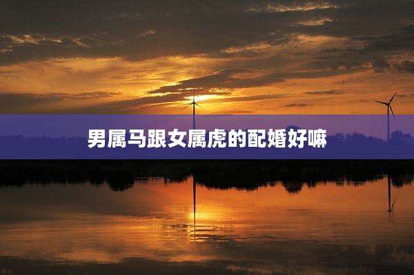 男属马跟女属虎的配婚好嘛