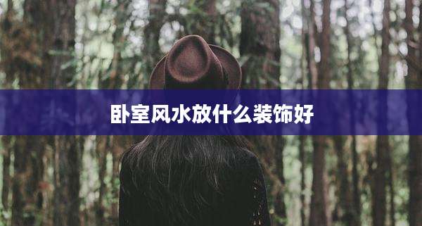 卧室风水放什么装饰好