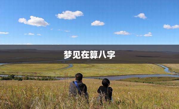 梦见在算八字