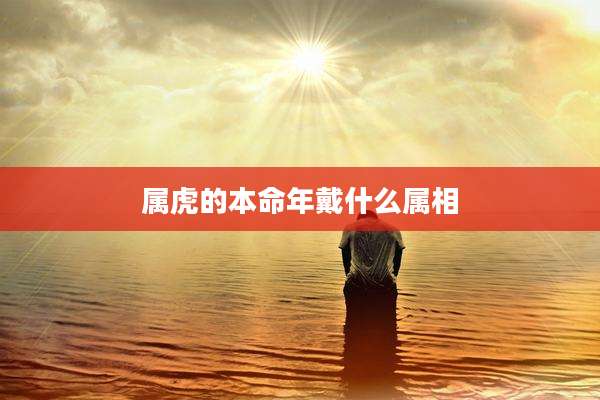 属虎的本命年戴什么属相