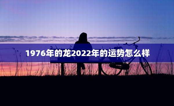 1976年的龙2022年的运势怎么样