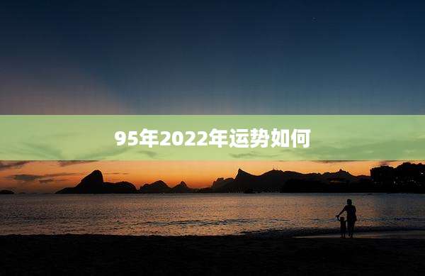95年2022年运势如何