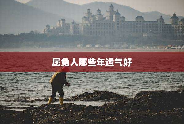 属兔人那些年运气好