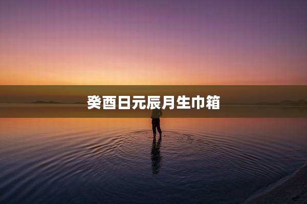 癸酉日元辰月生巾箱
