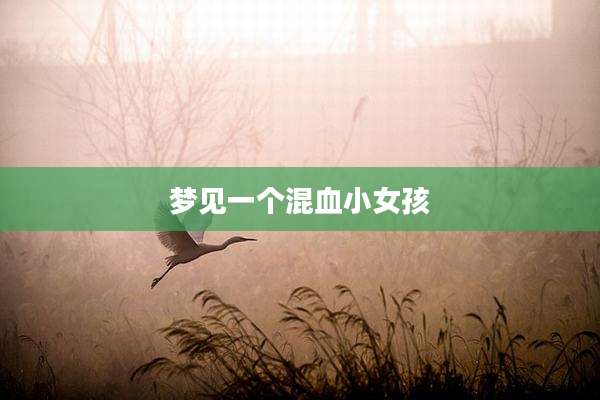 梦见一个混血小女孩