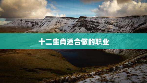 十二生肖适合做的职业