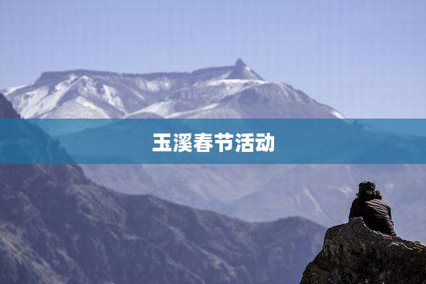 玉溪春节活动