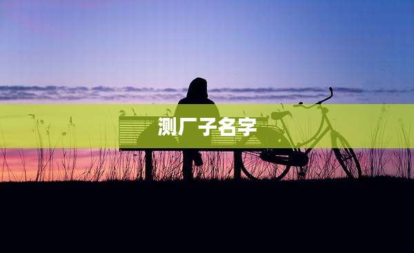 测厂子名字