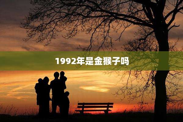 1992年是金猴子吗