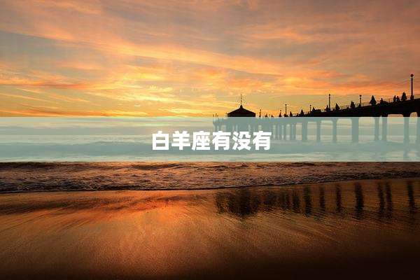 白羊座有没有