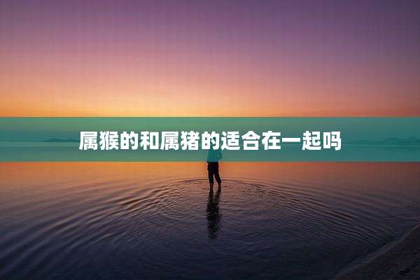 属猴的和属猪的适合在一起吗