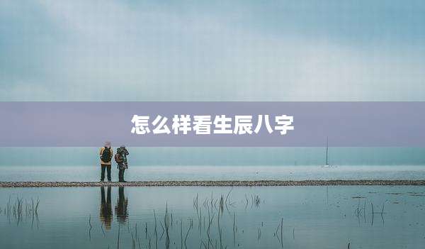 怎么样看生辰八字