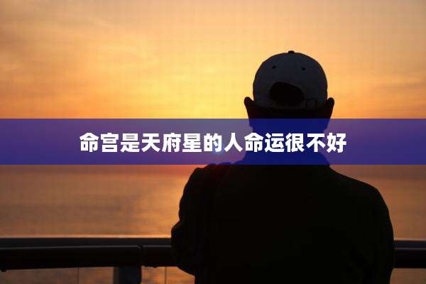 命宫是天府星的人命运很不好