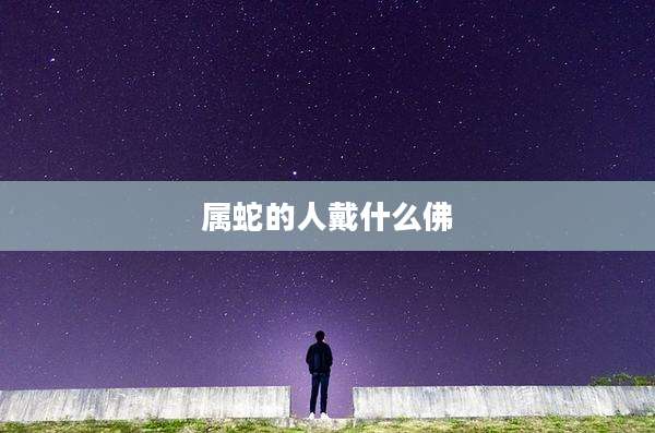 属蛇的人戴什么佛