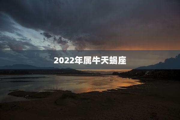 2022年属牛天蝎座