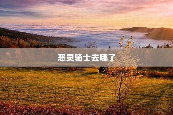 恶灵骑士去哪了