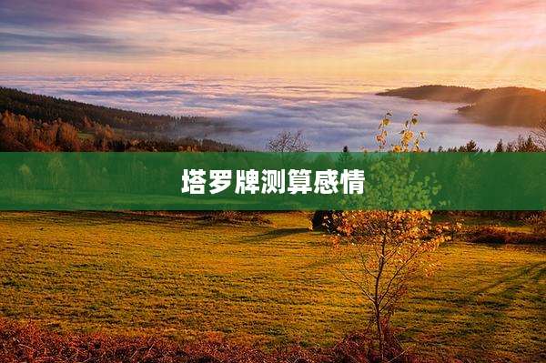 塔罗牌测算感情