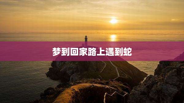梦到回家路上遇到蛇