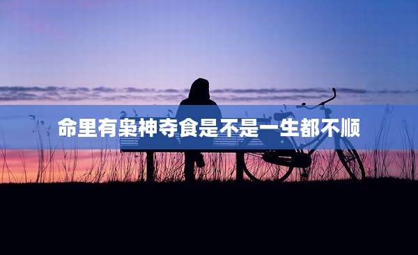 命里有枭神夺食是不是一生都不顺