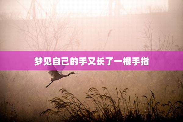 梦见自己的手又长了一根手指