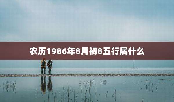 农历1986年8月初8五行属什么