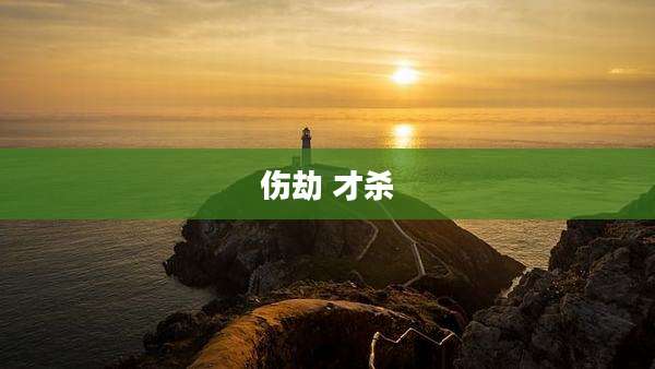 伤劫 才杀