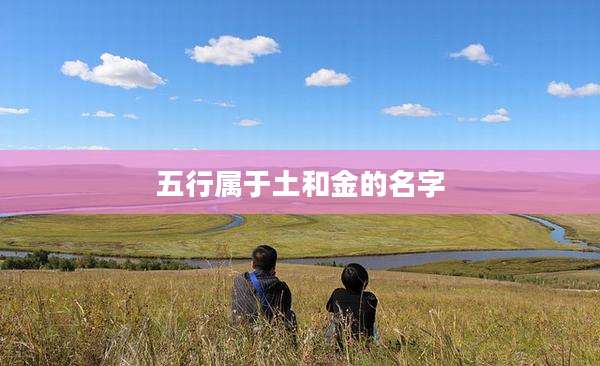 五行属于土和金的名字