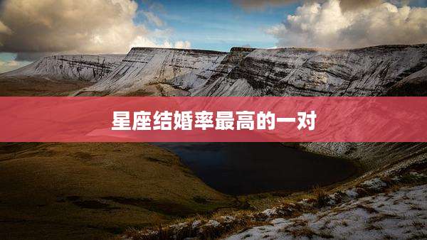 星座结婚率最高的一对